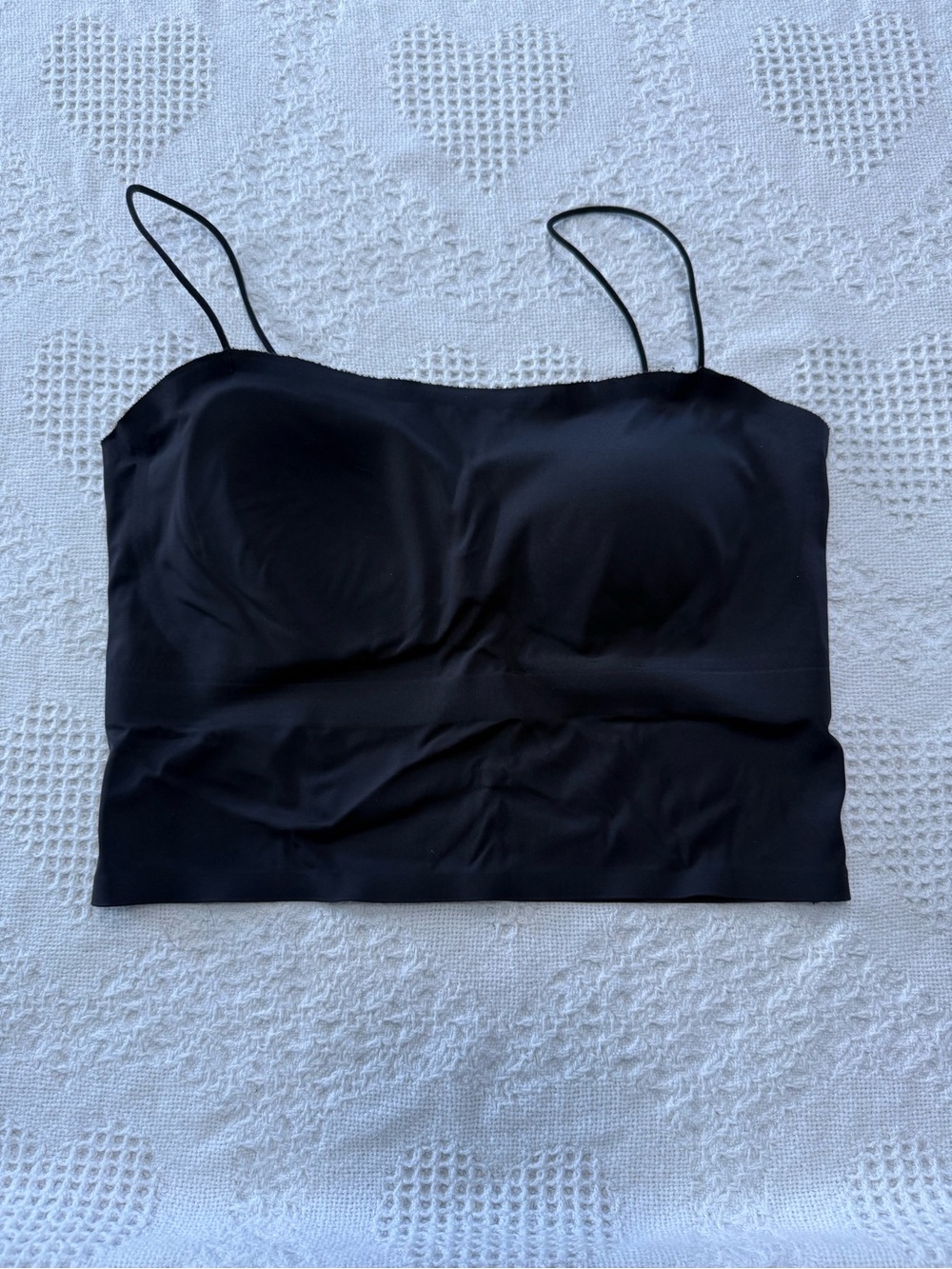 Amazon Black Seamless Tank with Padding (M)